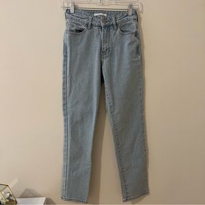 Pacsun light wash mom jeans